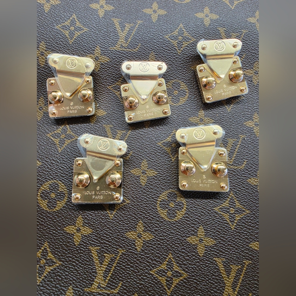 Louis Vuitton Gold-Tone S-Lock Hardware 5 Set Replacement